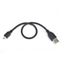 Gembird cable Mini USB - USB 2.0 0.3m, black
