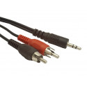Gembird kaabel mini jack - 2xRCA M/M 1,5m