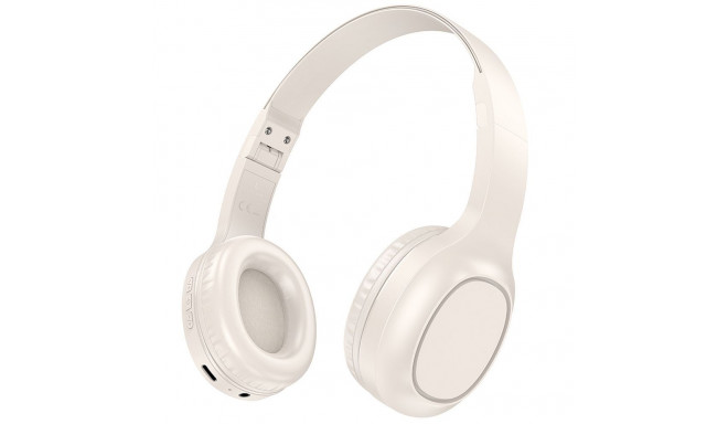 Wireless headphones Hoco W46 milky white