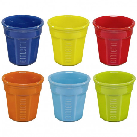 Bialetti espressotasside komplekt mitmevärviline 6 tk