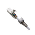 RJ45 toolless STP plug CAT6, JACK PIN