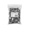RJ45 Through connector plug,CAT5e,FTP,100pcs