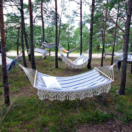 Hammock ROMANCE blue striped
