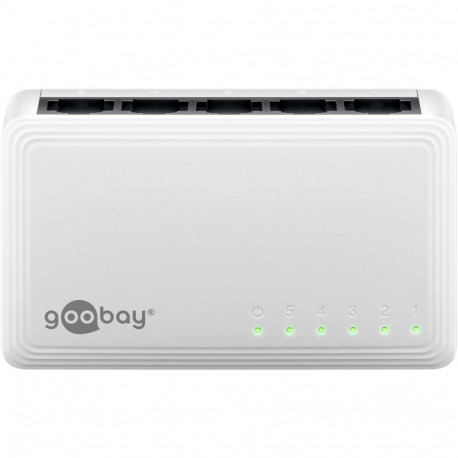 Goobay 5-portine gigabit ethernet lüliti