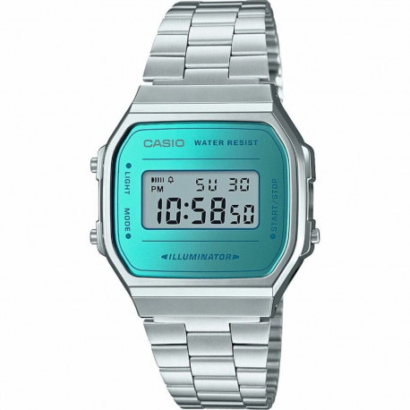 Meeste Kell Casio A168WEM-2EF Hõbedane