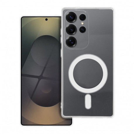 Case for Samsung A57 5G Clear Case 2 mm Mag Cover compatible with MagSafe (camera protection) transp