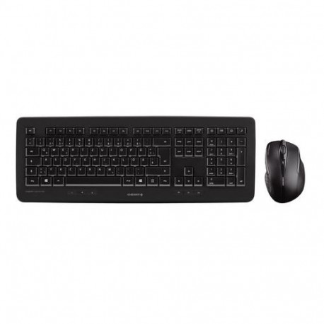 CHERRY DW 5100 keyboard Mouse included Universal RF Wireless US English Black