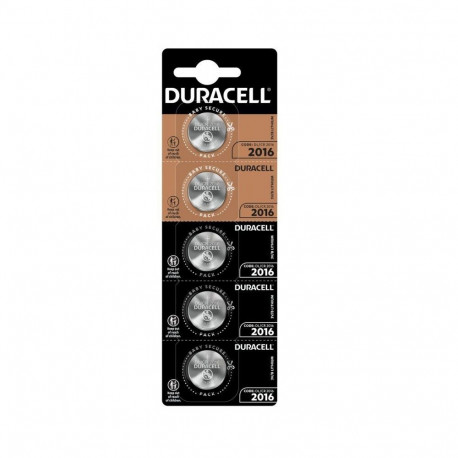 Battery - Duracell CR2016 3V Lithium Batteries Pack of 5
