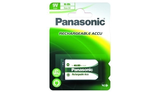 Panasonic аккумуляторные батарейки NiMh 170mAh P22P/1B