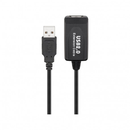 Goobay aktiivne USB pikenduskaabel, 10 m, must