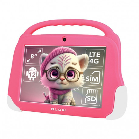 Tablet KidsTAB8 4G BLOW 4/64GB pink case