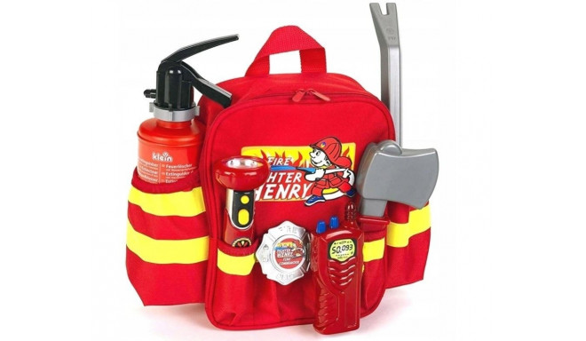 The Klein Fireman's Backpack is a popular pretend-play toy set designed for childre