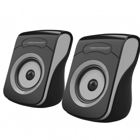 Speakers 2.0 USB Flamenco black/grey