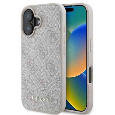 Guess case 4G Classic Apple iPhone 16 Plus, pink