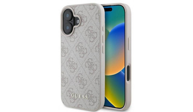 Guess case 4G Classic Apple iPhone 16 Plus, pink