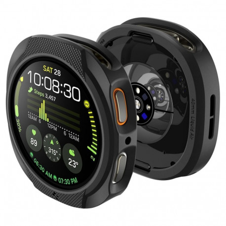 Spigen Spigen Liquid Air Case for Samsung Galaxy Watch 8 44mm - Matte Black