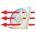Fan VOLCANO LOOP REVERSE ARGB 120 White