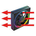 Fan VOLCANO LOOP ARGB 120 Black
