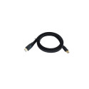 HDMI Cable v 2.1 flat black 3m