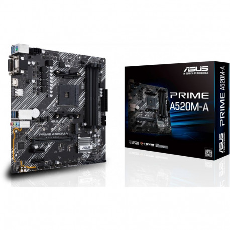 "ASUS PRIME A520M-A II/CSM AM4 A520/HDMI-DVI-VGA/M.2/µATX"