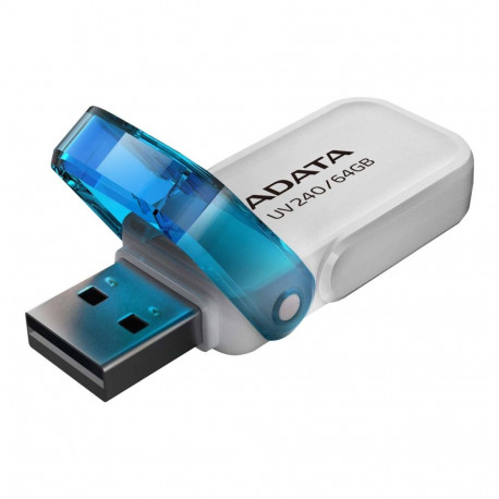 ADATA | USB Flash Drive | UV240 | 64 GB | USB Type-A | White