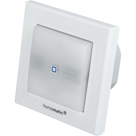 Homematic IP switching actuator for brand switches (HmIP-BSL), button (white, with signal light)