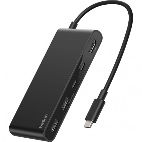 Belkin CONNECT USB-C 7-in-1 with Dual USB-C Ports, bl. AVC023hqBK