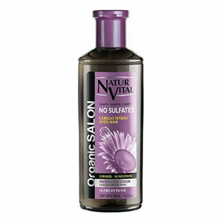 Šampoon Värvitud Juustele Naturvital 7052S 300 ml