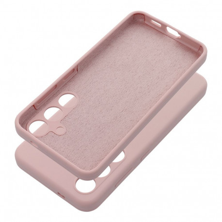 Case for Samsung A37 5G Silicone 2mm (camera protection) powder pink