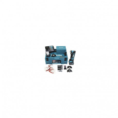 Akku-Multifunktions-Werkzeug TM30DSMJX5, 12 Volt (blau/schwarz, 2x Li-Ionen-Akku 4,0Ah, im MAKPAC Gr