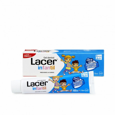 Toothpaste Lacer Infantil 75 ml Children's Strawberry