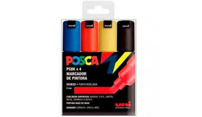 Markerite komplekt POSCA PC-5M Basic Mitmevärviline