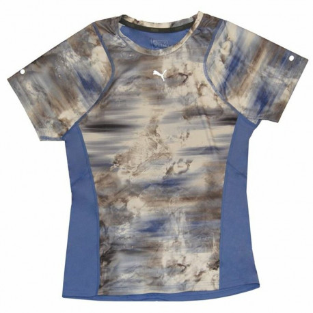 Lühikeste varrukatega T-särk, naiste Puma Graphic Tee Sinine - XL