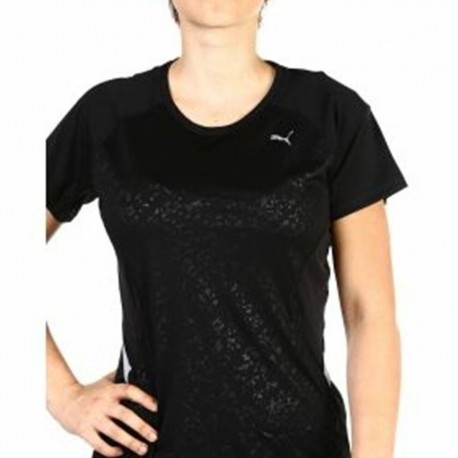 Lühikeste varrukatega T-särk, naiste Puma  Graphic Tee Must - XS