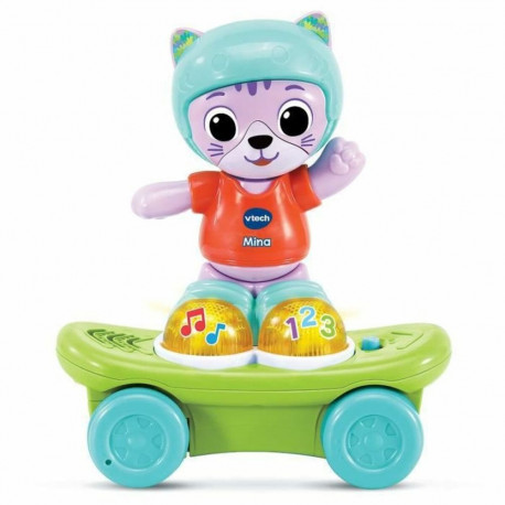 Hariv mäng kolm ühes Vtech Baby MINA, MON CHAT ROULI'GOLO