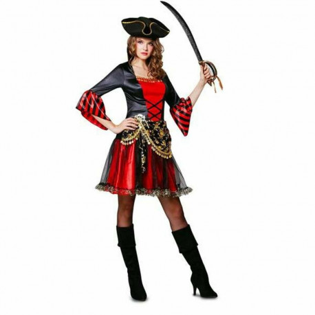 Costume for Adults My Other Me Pirate Red - S