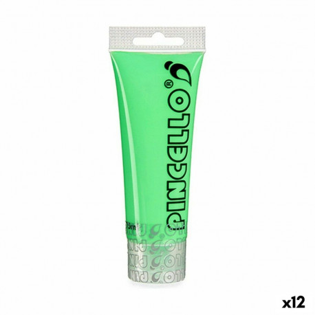 Acrylic paint Pincello AC75N-3 Neon Green 75 ml (12 Units)