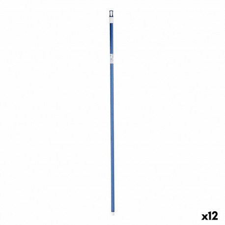 Broom handle Blue Metal 2,3 x 130 x 2,3 cm (12 Units)