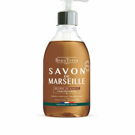 Vedel seep Beauterra Savon de Marseille Sheavõi 300 ml
