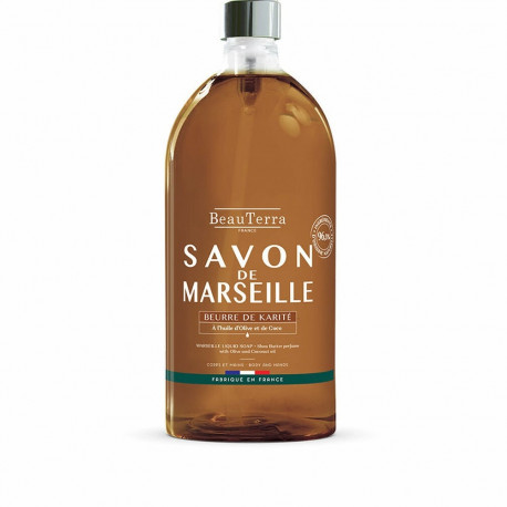 Vedel seep Beauterra Savon de Marseille Sheavõi 1 L