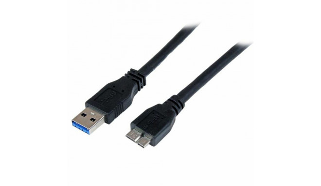 USB Cable to Micro USB Startech USB3CAUB1M           Black