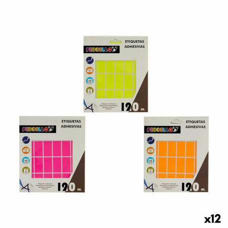 Adhesive labels Pincello 1711094 1711094 17 x 4 x 19 cm 20 x 37 mm Rectangular (12 Units)