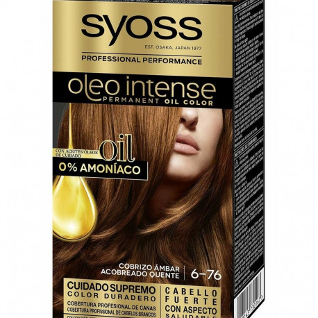 Püsivärv Syoss Olio Intense Plaatinablond Nº 6.76 Cobrizo ambar