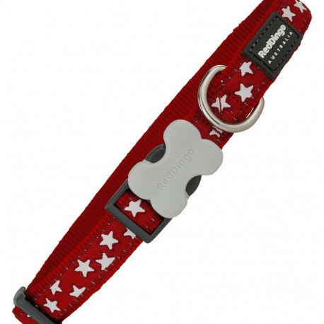 Dog collar Red Dingo Star 20-32 cm