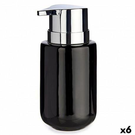 Seebi dosaator Berilo J1017-A-NEGRO J1017-A-NEGRO Must Hõbedane Metall Keraamiline 350 ml 7 x 14,5 x
