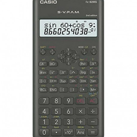 Scientific Calculator Casio FX-82 MS2 Black Dark grey Plastic