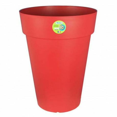 Taimepott Riviera Punane Plastmass Ringjas Ø 50 cm Ø 50 x 66 cm