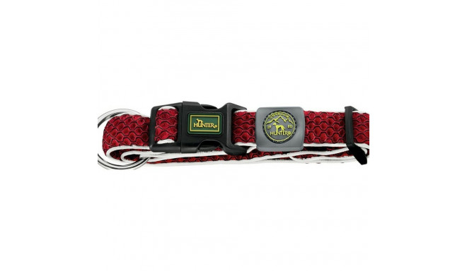 Dog collar Hunter Plus Thread Red XL