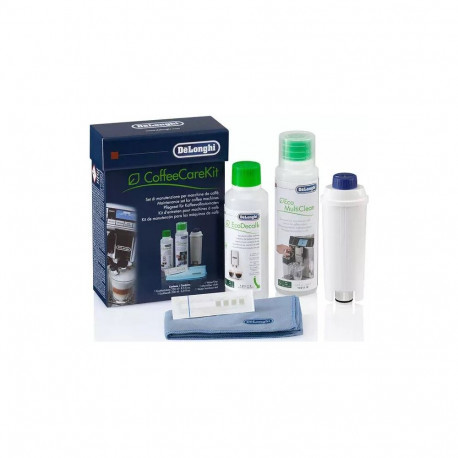 DeLonghi care set for fully automatic coffee machines DLSC306, descaler (incl. Filter)