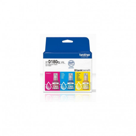 Brother BTD180CLVAL Coloured Multipack Ink Bottles